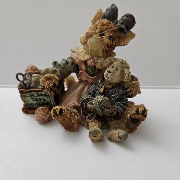 Boyds Bears Purrstone Clawdette Fuzzface & Wuly / Maddy Puddytat Cat Nap 1999 - Picture 11 of 16